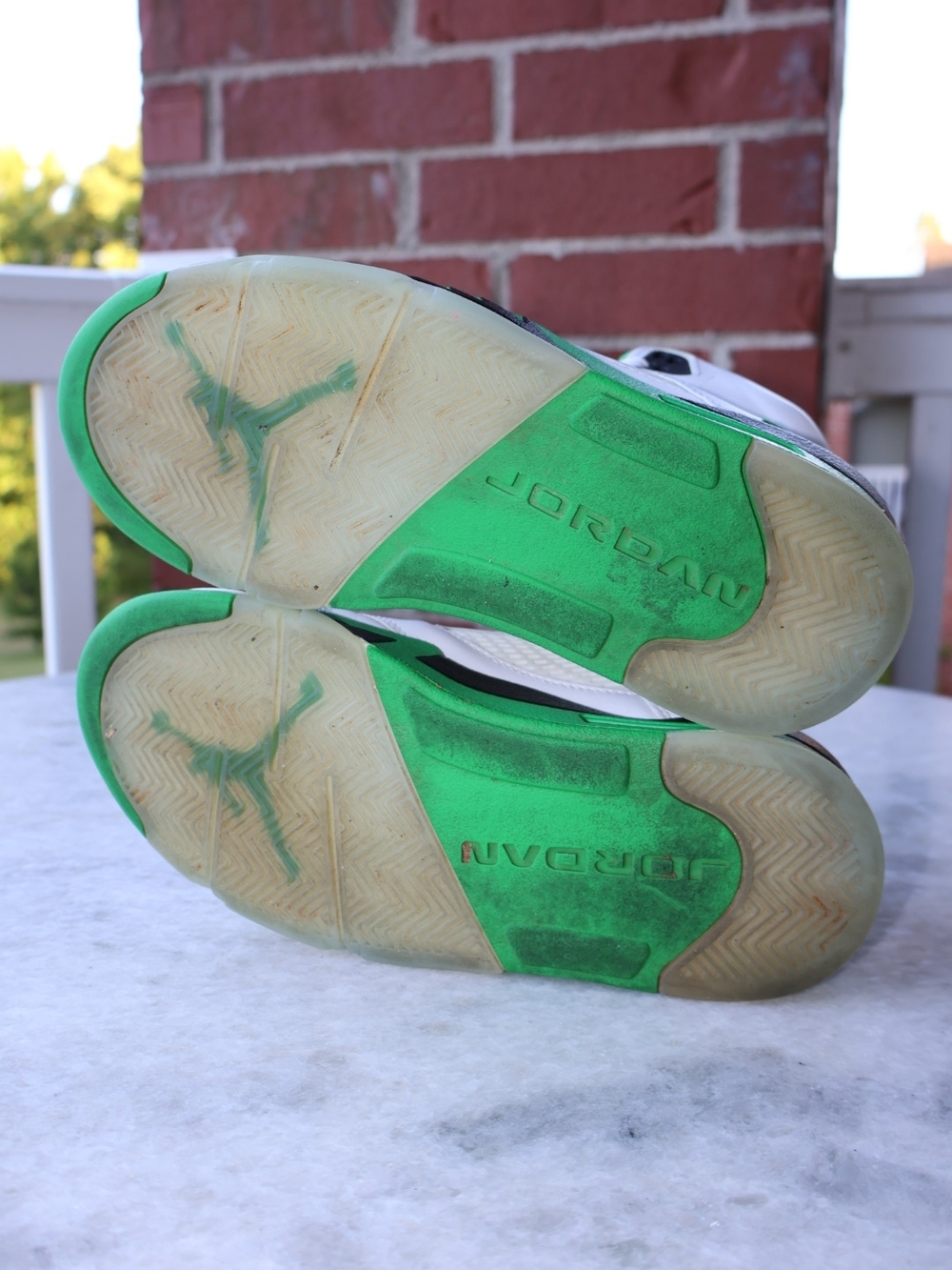 Nike Air Jordan 5 Retro "Lucky Green" - Picture 6 of 8